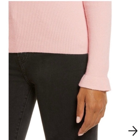 RACHEL PARCELL Mock Neck Ribbed Sweater Size XS - Picture 3 of 9